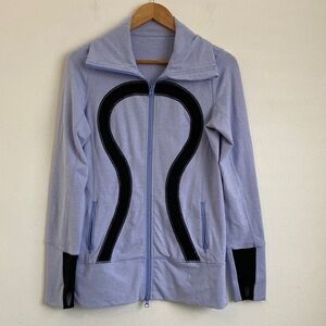 Lululemon‎ Light Blue Zip-Up Jacket Size 10